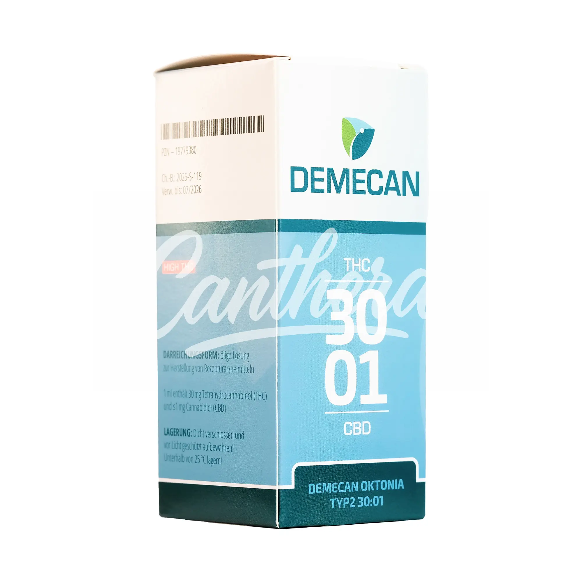 Demecan Oktonia Typ 2 THC 30 CBD 01 Medizinisches Cannabisextrakt